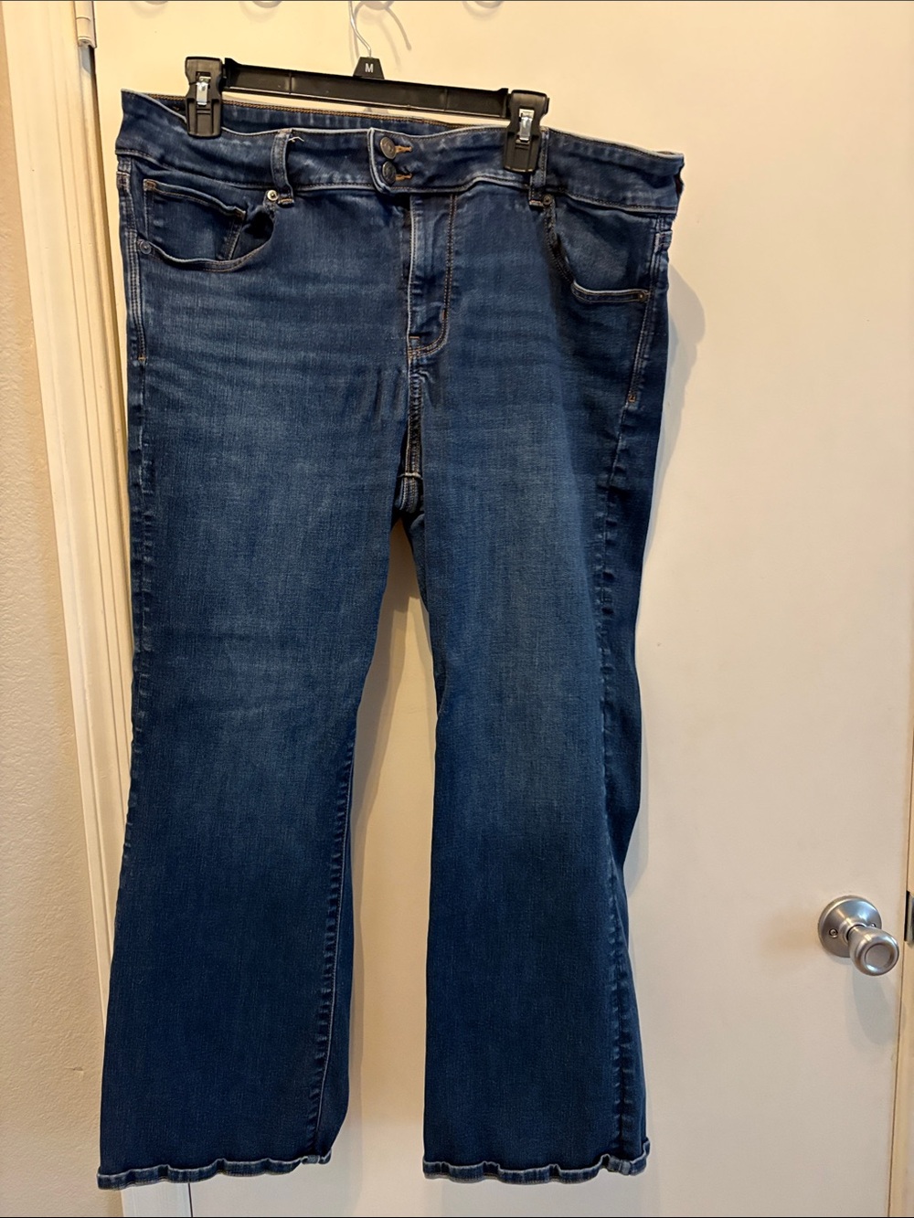 American Eagle Women’s Dark Wash Kick Boot Jeans Size 20 Short